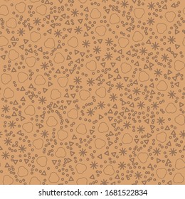 Seamless geometric pattern. Geometric simple fashion fabric print. Vector repeating tile texture. Usable for fabric, wallpaper	
