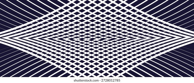 Padrão geométrico contínuo. Impressão de tecido de moda simples geométrica. Textura de ladrilho de repetição de vetor. Teto de azulejos ou peixes forma motif. Cor única, preto e branco. Usável para tecido, papel de parede