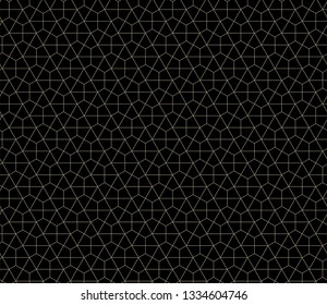 Seamless geometric pattern simple flat vector illustration. Lined geometric black seamless pattern.