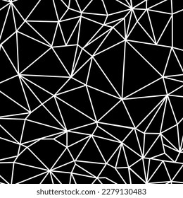 seamless geometric pattern simple flat vector illustration lined seamless black geometric shapes