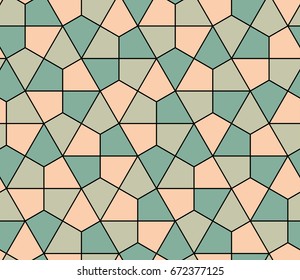 Seamless geometric pattern simple flat vector illustration. Lined geometric color seamless pattern with triangles.