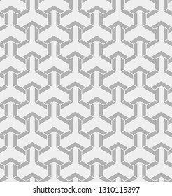 Seamless geometric pattern. Geometric simple print with triple elements. Vector repeating texture. Modern hipster swatch. Minimalistic repeating background.