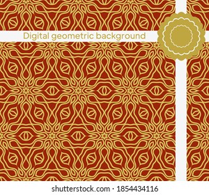 Seamless geometric pattern. Geometric simple print. Vector illustration. For wallpaper, interior, design, print