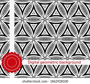 Seamless geometric pattern. Geometric simple print. Vector illustration. For wallpaper, interior, design, print