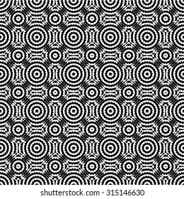 Seamless geometric pattern. Geometric simple print. Vector circles repeating texture.