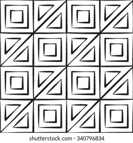 Seamless geometric pattern. Geometric simple print. Vector repeating texture.