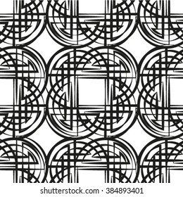 Seamless geometric pattern. Geometric simple print. Vector repeating texture.