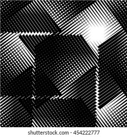 Seamless geometric pattern. Geometric simple print. Vector repeating texture.