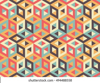 Seamless geometric pattern. Geometric simple print. Vector repeating texture.