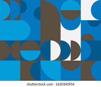 Seamless geometric pattern with simple repetitive geometrical forms. Abstract vector graphics design of basic geometrical elements. Useful for web design, textile print, wallpaper, wrapping paper.