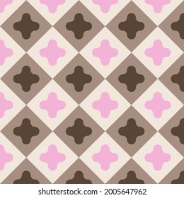 Seamless geometric pattern with simple repetitive geometrical forms. Abstract vector graphics design of basic geometrical elements. Useful for web design, textile print, wallpaper, wrapping paper.