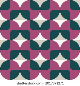 Seamless geometric pattern with simple repetitive geometrical forms. Abstract vector graphics design of basic geometrical elements. Useful for web design, textile print, wallpaper, wrapping paper.