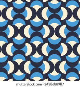 Seamless geometric pattern with simple repetitive geometrical forms. Abstract vector graphics design of basic geometrical elements. Useful for web design, textile print, wallpaper, wrapping paper.