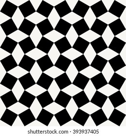 Seamless geometric pattern, simple rotating squares vector pattern