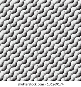 Seamless geometric pattern, simple vector black and white 