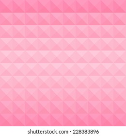 Seamless geometric pattern with spikes with pink gradient