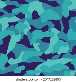 Seamless geometric pattern of spots. Abstract camo. Print on fabric and textiles. Vector illustration