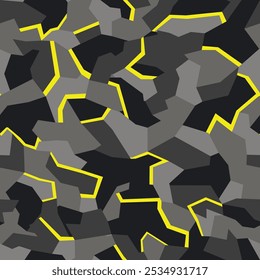 Seamless geometric pattern of spots. Urban camouflage. Vinyl print and decal. Vector illustration