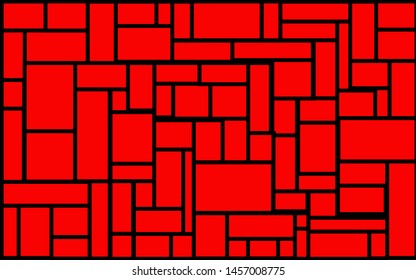 Seamless geometric pattern with the square. 