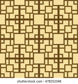 seamless geometric pattern of square cells. yellow, gold. vector illustration. for design, wallpaper, printing seamless geometric pattern of square cells. yellow, gold. vector illustration. for design, wallpaper, printing