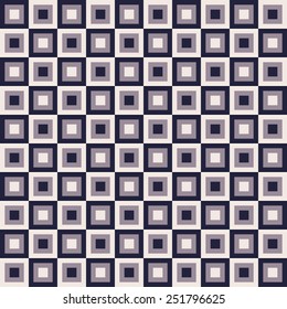 Seamless geometric pattern with squares