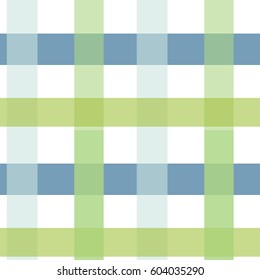 Seamless geometric pattern of squares. Checkered blue and green pattern.