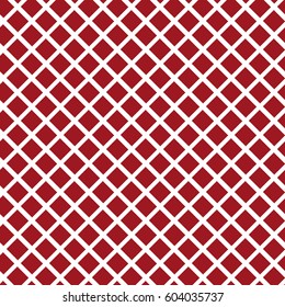 Seamless geometric pattern of squares. Checkered red pattern.
