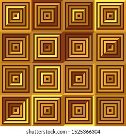 Seamless geometric pattern with squares. Colorful vector background