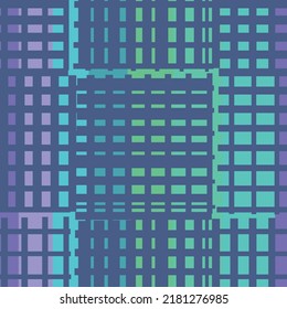 Seamless geometric pattern with squares and intersecting lines. Design for printing on fabric, paper. Vector illustration.