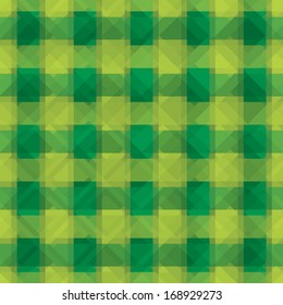 Seamless geometric pattern with squares and rhombuses