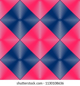 Seamless geometric pattern of squares. Vector illustration.