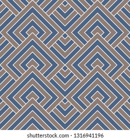 Seamless geometric pattern with squares. Vector art.