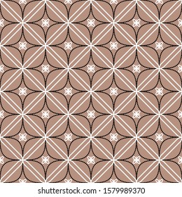 Seamless geometric pattern with squares. Vector art.