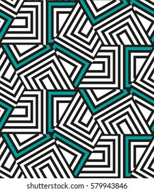 Seamless geometric pattern with squares. Vector art.
