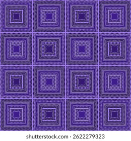 Seamless geometric pattern with squares for wallpaper. Endless flat vector design.