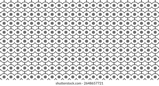 Modelo geométrico inconsútil con las Formas apiladas del diamante en círculos negros. Diseño moderno y abstracto ideal para temas de tecnología o de fondo. Perfecto para imágenes mínimas y creativas.