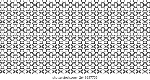 Seamless geometric pattern with stacked diamond shapes in black circles. Modern, abstract design ideal for tech or background themes. Perfect for minimal and creative visuals.