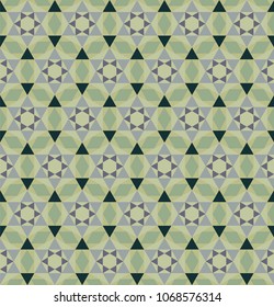 seamless geometric pattern with stars