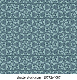 seamless geometric pattern with stars