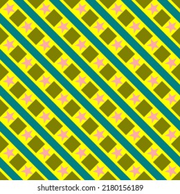 seamless geometric pattern with stars