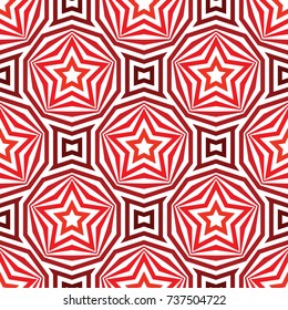 seamless geometric pattern with stars