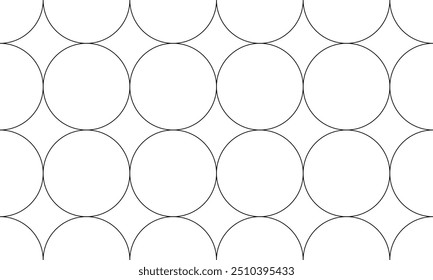 Seamless geometric pattern with stars. Monochrome vector abstract design. Background for textile, fabric and wrapping.