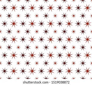 Seamless geometric pattern with stars. Textile printing, fabric, package, cover, greeting cards.
