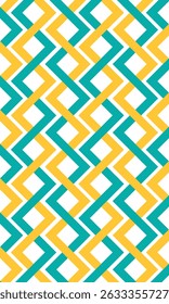 Seamless geometric pattern stripe line zigzag color square diamond background. Vector Illustration.
