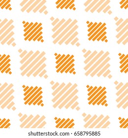 Seamless geometric pattern. Striped diamonds.