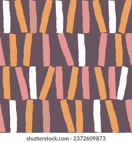 Seamless geometric pattern. Striped print.