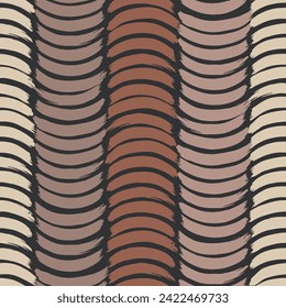 Seamless geometric pattern. Striped print.