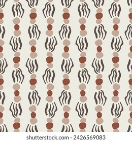 Seamless geometric pattern. Striped print.