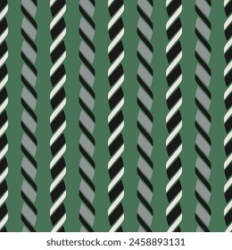 Seamless geometric pattern. Striped print.