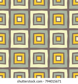 Seamless geometric pattern. Striped and square pattern. Textile rapport.